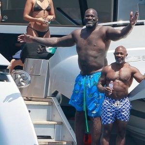 NBA legend Shaquille O’Neal, 52, was spotted traveling with his girlfriend, 22 in Spain on the M yacht bought last year